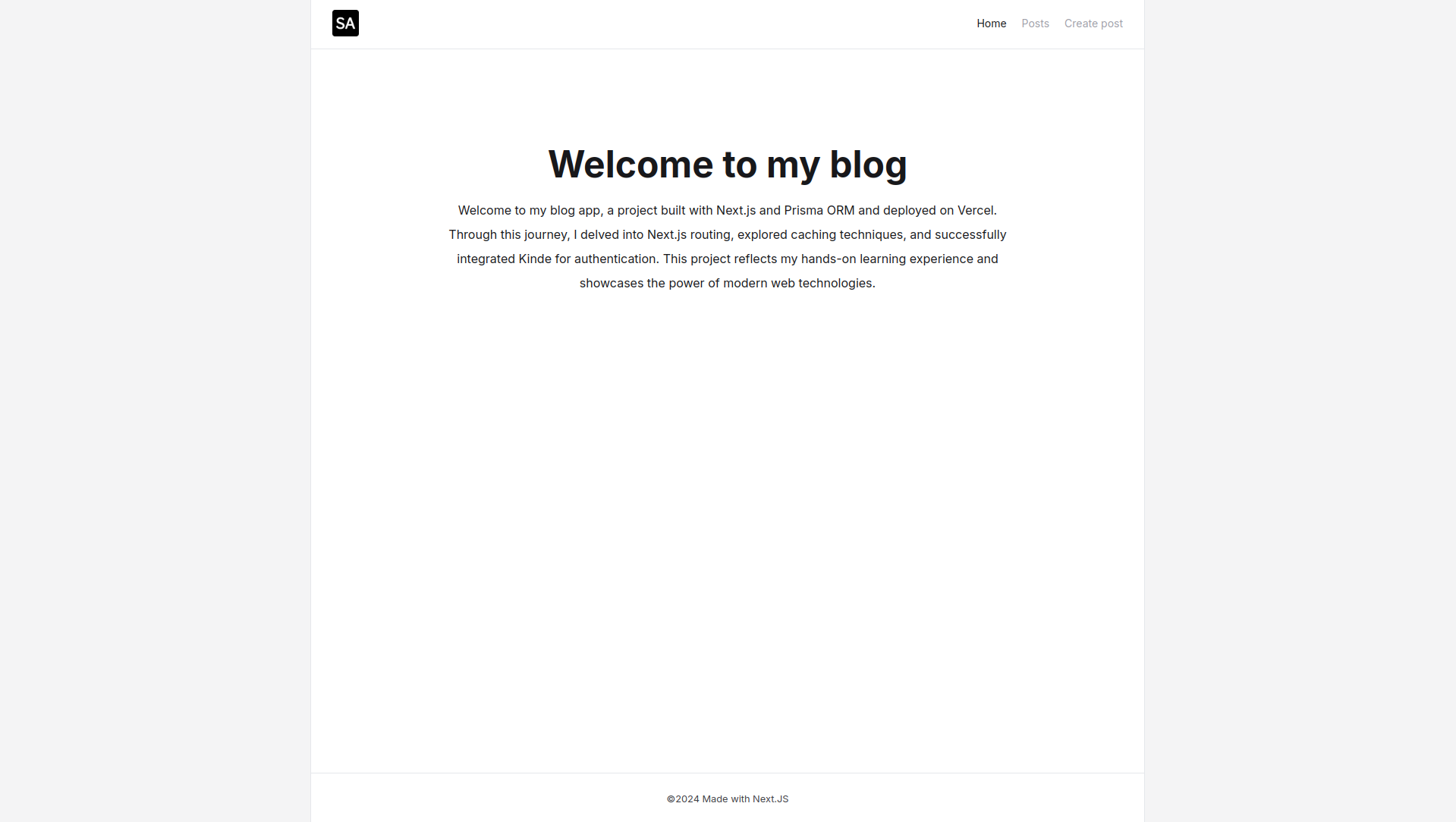 Blog App